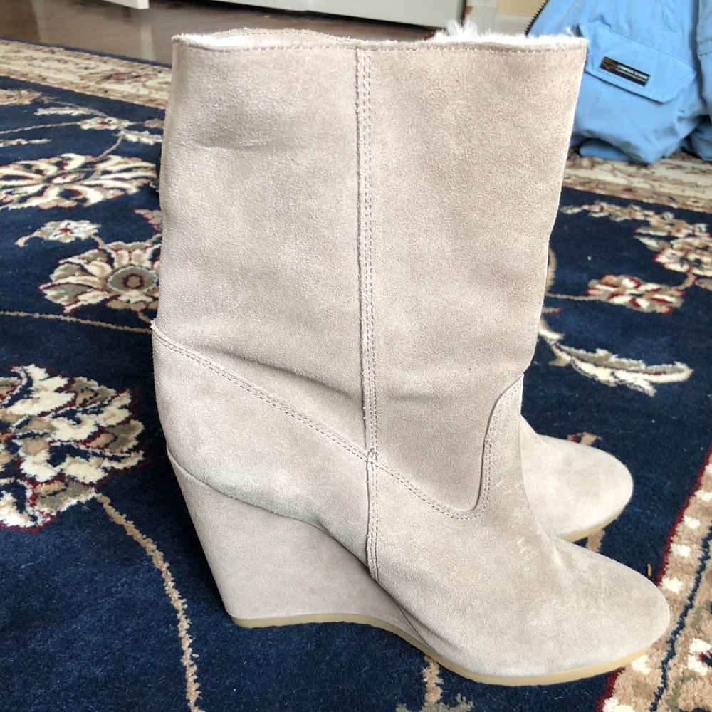 Coach wedge boots